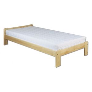Drewmax Dřevěná postel 90x200 LK123 borovice
