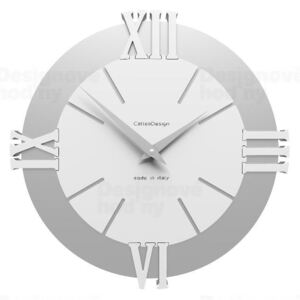 CalleaDesign 10-006 grafitová (tmavě šedá)-3 - ral9007 32cm nástěnné hodiny
