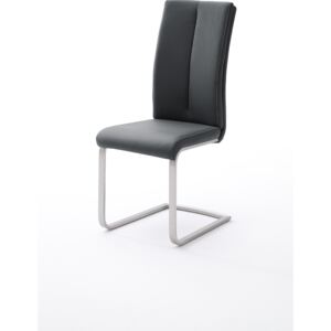 Moderní jídelní židle Paula 1 ekokůže Barva: černá
