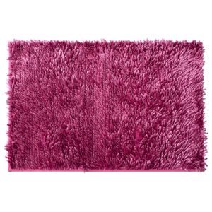 Koupelnová předložka SHAGGY, tmavě růžová, 50x70 cm, Mybesthome
