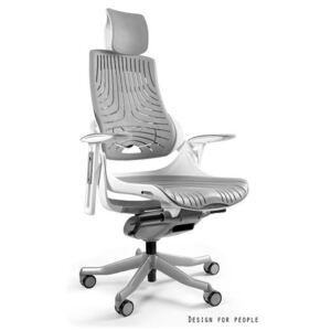 UNIQUE Kancelářská židle WAU, bílá základna/elastomer