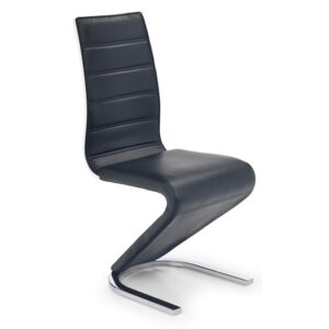 Jídelní židle K194 černá / bílá