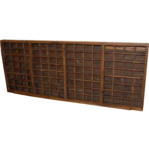 Industrial style, Dřevěný box 33 x82 x4 cm (1195)