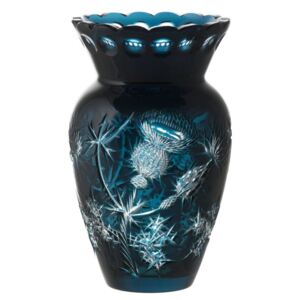Váza Thistle, barva azurová, výška 280 mm