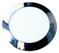 V- TAC LED podhledové svítidlo 12W 4000K,1000lm - kruhové - chrom
