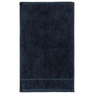 MIOMARE® Froté ručník, 30 x 50 cm, 4 kusy (tmavě modrá s kamínky)