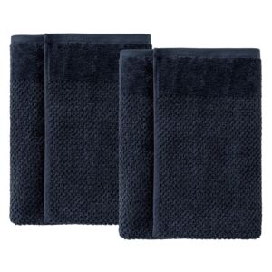 MIOMARE® Froté ručník, 50 x 100 cm, 2 kusy (tmavě modrá)