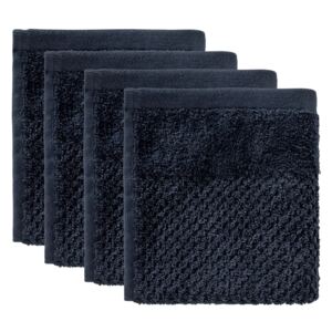 MIOMARE® Froté ručník, 30 x 50 cm, 4 kusy (tmavě modrá)