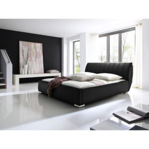 Čalouněná postel 180x200 BERN - černá