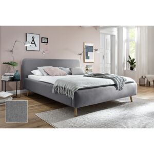 Čalouněná postel Mattis 140x200, šedá