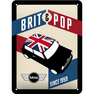 Nostalgic Art Plechová cedule – Mini Cooper (Brit Pop) 20x15 cm