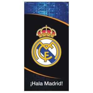 Carbotex • Fotbalová bavlněná osuška FC Real Mardid - motiv Hala Madrid! - 100% bavlna - 70 x 140 cm