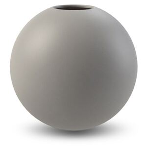 Ball vase 10cm grey