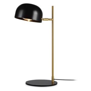 Černá stolní lampa se stojanem v měděné barvě Markslöjd Pose Table 1L