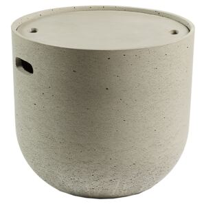 Šedý cementový odkládací stolek LaForma Rhette 49 cm