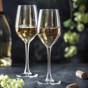 Sada 6 sklenic na víno Celeste Golden Chameleon 270 ml LUMINARC