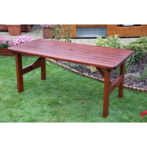 Zahradní stůl ROVNÁ s úpravou Barva dřeva: Moření buk 15
