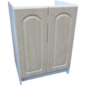 Dřezová kuchyňská skříňka klon / bílá 60 cm výprodej