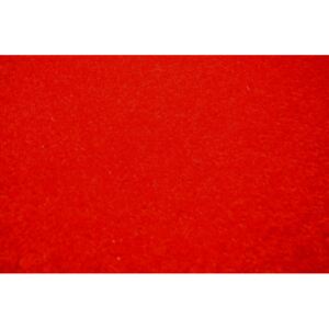 Kusový červený koberec Eton 50x80 cm