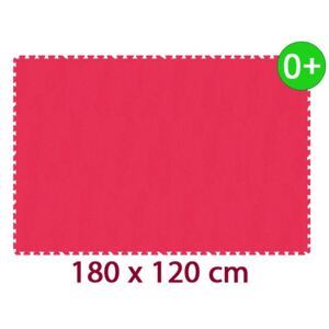 MALÝ GÉNIUS Pěnový koberec MAXI 24 silný 0+ (červený)