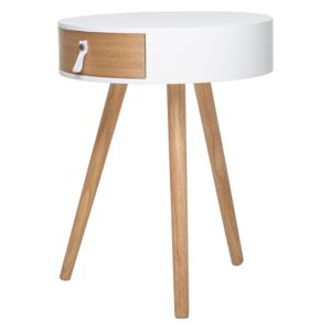 Idea Odkládací stolek CARPI bílý/borovice