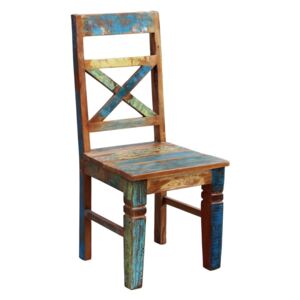 Židle IVILA - přírodní, vícebarevná