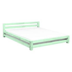Benlemi Dvoulůžková postel Modern 200x190 cm Barva: Pastelová zelená