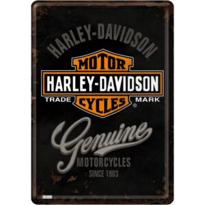 Nostalgic Art Plechová pohlednice - Harley-Davidson Genuine