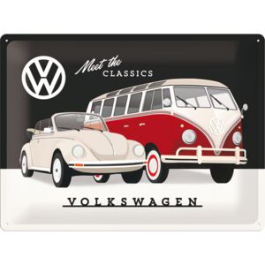 Nostalgic Art Plechová cedule: Volkswagen (Meet the Classic) - 30x40 cm