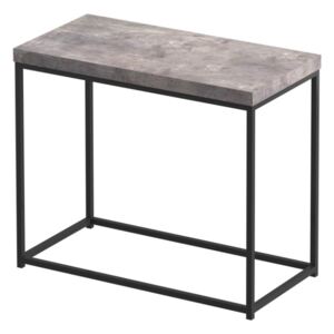 Odkládací stolek TENDER černá / beton