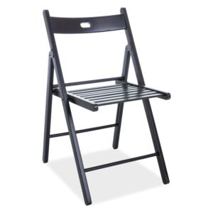 Skládací dřevená židle Smart Barva: Černá