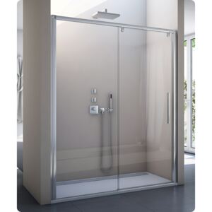 Sanswiss Pur Light S - PLS2- jednodílné posuvné dveře 170 cm, bílý rám, sklo čiré