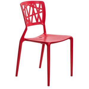 D2.DESIGN Židle Bush červená inspirovaná Viento Chair