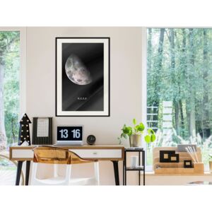 Plakát v rámu - Sluneční soustava: Měsíc - The Solar System: Moon 20x30 Černý rám s passe-partout