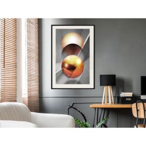 Plakát v rámu - Začarované koule - Enchanted Globes 20x30 Černý rám s passe-partout