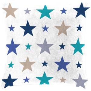 Mistral home Dětský polštářek beránek Mistral Home Starry sky modrá hvězdičky 40x40 cm