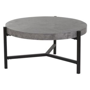 Kávový stolek šedý imitace betonu BONITA