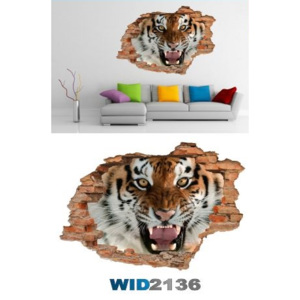 3D samolepka na zeď tygr 6