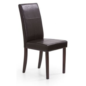 Halmar Dřevěná židle Kerry Bis wenge - tmavě hnědá