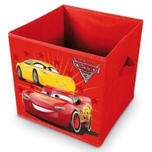 Eli • Úložný box na hračky / koš na hračky Auta - Blesk McQueen - Cars - Disney
