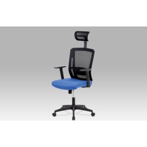 Autronic Kancelářská židle KA-B1076 BLUE - modrá