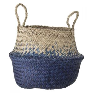 Slaměný košík Blue Ombré (kód TYDEN na -20 %)