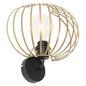 Design wandlamp goud 30 cm - Johanna