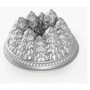 Nordic Ware Forma na bábovku Les 2100 ml stříbrná