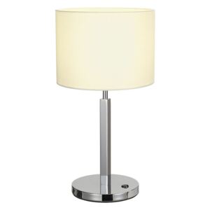 BIG WHITE TENORA, stolní lampa, A60, kulatá, bílé stínítko, max. 60 W 156041