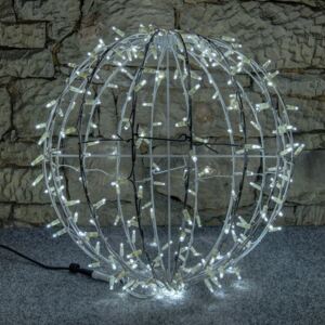 DecoLED LED světelná koule - ledově bílá, pr. 60 cm