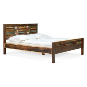 Sob nábytek | Masivní postel Agra barevná 160x200