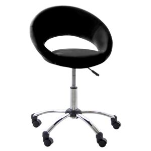 SCANDI Černá kancelářská židle Sunny z ekokůže