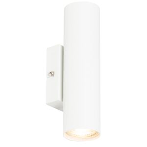 Moderní nástěnné svítidlo bílé 2 -světlo - Jeana