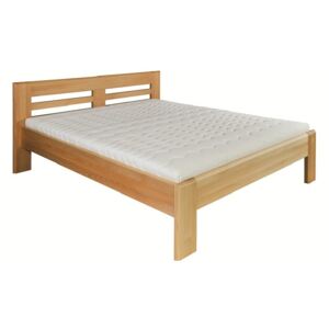Drewmax Dřevěná postel 140x200 buk LK111 buk